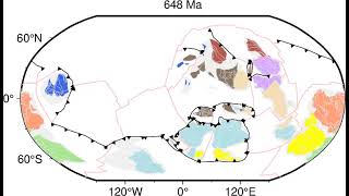 Global plate motions from 18 billion years ago to the present [upl. by Ynnavoj131]