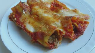 CANNELLONI al Ragù piatto della Domenica [upl. by Yrelav769]