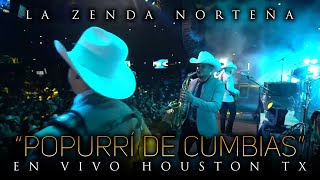 La Zenda Norteña  Popurri De Cumbias En Vivo Houston [upl. by Fontes]