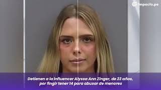 🎯 Influencer Alyssa Ann Zinger fingía tener 14 para abusar de menores  ImpactoPe [upl. by Orabelle855]