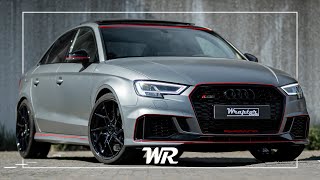 Wraptor  Audi RS3 Nardo Grey To AMG Grey Full Wrap [upl. by Grefer]