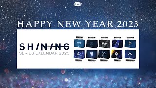 HAPPY NEW YEAR 2023 🎉🗓 GMMTV SHINING SERIES CALENDAR 2023 [upl. by Hayyim]