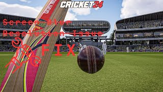 How to Fix Cricket 24 Screen Blur Issue  Resolution Issue  In Game Settings [upl. by Burger431]