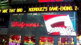 Budweiser Sign in Times Square [upl. by Akirat476]