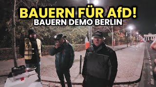 Rechtsradikale Bauern wählen die AfD 😱🔥 Bauern Proteste  Berlin 22112024 [upl. by Eelrak]