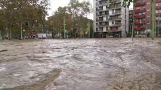 Milano le strade sono diventati fiumi lesondazione del Seveso fa paura [upl. by Ahselak]