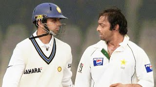 Shoaib Akhtar vs Rahul Dravid all dismissals [upl. by Yllen970]