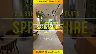 Kolte Patil Springshire  Wagholi Pune  Call 9172770578  SPACIOUS 2 amp 3bhk Flats springshire [upl. by Drawde]