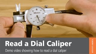 How To Read A Mitutoyo Dial Caliper [upl. by Kwok692]