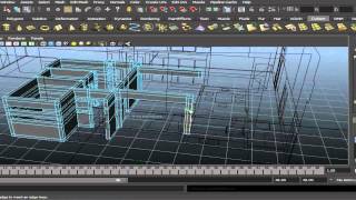 Architectural Modeling in Maya [upl. by Terpstra]