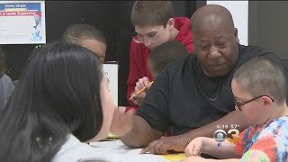 Wissahickon Middle School Custodian Helping Young Minds Through WAC Cares Homework Club [upl. by Anneirb]