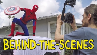 SpiderMan Homecoming  Homemade Movies Behind the Scenes [upl. by Orual]