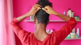 Coiffure Cheveux Crépus  Cornrow and Braid Updo [upl. by Reinwald]