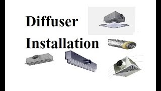 Supply Air Diffuser Installation Guide in Hindi [upl. by Airtal]