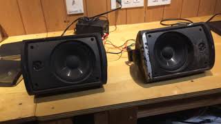 Old Pair of Presidian Outdoor Speakers Still Work [upl. by Reywas]