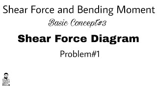 3 Shear Force and Bending Moment  SFD Problem1 [upl. by Hanfurd]