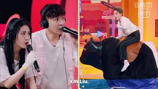 ENG LINK Liu Yuxin cuts in Lets Party EP 4 [upl. by Nalniuq]