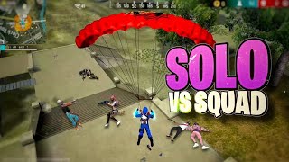 SOLO vs SQUAD 😲 Fire🔥Match  23 Kill 💀 Free fire GGMKannadiga [upl. by Hogue]