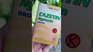 Obat jamuran cazetin nystatin nistatindrop [upl. by Kellina]