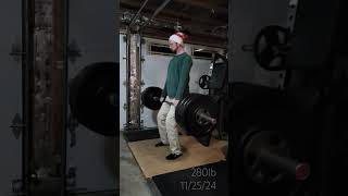 280lb Lift PR Time ThumbsUp lifting weightlifting weighttraining motivation daily roadto300 [upl. by Bailie]