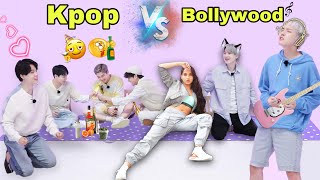 BTS Guess Bollywood vs kpop song 🎧 🎶  Hindi dubbing [upl. by Ettore]