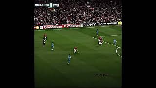 Goal Scholes vs Barcelona 😮‍💨🔥 paulscholes scholes manchesterunited [upl. by Ttekcirc]