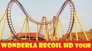 Wonderla Hyderabad  Recoil Roller Coaster  India  HD  Travel [upl. by Anirual]