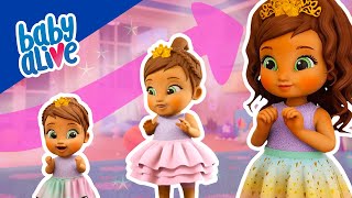 Baby Alive Official 👑 GROWING UP ⬆️ Princess Ellie Growing Up Doll 🌈 Kids Videos 💕 [upl. by Perloff638]