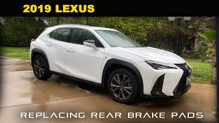 2019 Lexus UX 200 F Sport REAR BRAKES [upl. by Nolyarg]