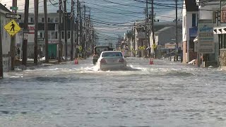 Raw video Flooding on Ashworth Avenue in Hampton [upl. by Neysa]