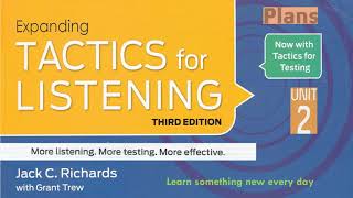 Tactics for Listening Third Edition Expanding Unit 2 Plans [upl. by Attenaj282]