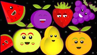 High contrast Baby Sensory Video For Toddlers  Hey Baby Bear Fruit Dance Video [upl. by Enairda]