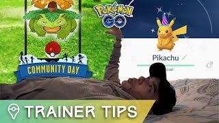 BULBASAUR COMMUNITY DAY  POKÉMON DAY SHINY PIKACHU IN POKÉMON GO [upl. by Einniw67]