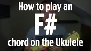 How to play an F chord on the Ukulele  by iamJohnBarker [upl. by Windzer353]