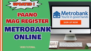 Metrobank Online Banking  How to Register to Metrobank Online PINAKA BAGONG PROCESS [upl. by Aiekahs]