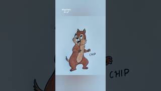 Chip and dale drawing youtubeshorts squirrel art easydrawing shorts simpledrawing kidsvideo [upl. by Katinka349]