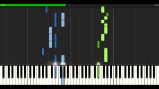 Dmitri Shostakovich  The Second Waltz Piano Tutorial Synthesia [upl. by Eldoria121]