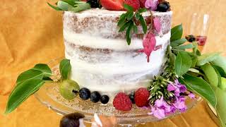 How To Make A Rustic Cake I McCall’s Baking Class Video [upl. by Eicyak]