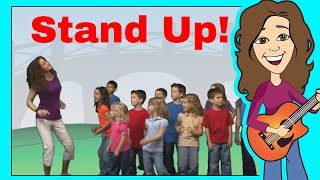 Stand Up Sit Down Childrens Song and More  Patty Shukla [upl. by Nilrac945]