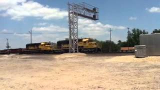 BNSF16271738 working the SomervilleTx yard job [upl. by Haukom]