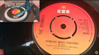 Wombling Merry Christmas  The Wombles  1974 CBS 45rpm Single  Bush SRP31D Record Player Mike Batt [upl. by Ylelhsa]