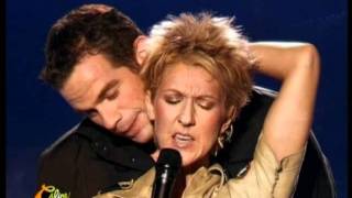 Celine Dion Et Garou  Sous Le Vent Live [upl. by Aleyam]