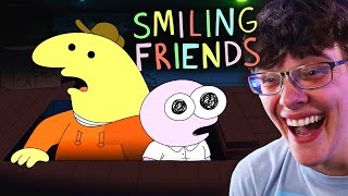 SMILING FRIENDS SEASON 2 Official Trailer REACTION [upl. by Abehsile]