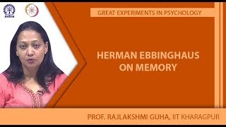 Herman Ebbinghaus on Memory [upl. by Hplodnar]