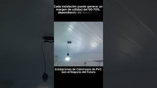 Motivos Por Los que Las Instalaciones de Cielorrasos de PVC son El Negocio Del Futuro [upl. by Oiramed]