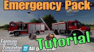 Emergency Pack  TUTORIAL Essentials  FS22  See follow up vid httpsyoutubeINCgsbXCns [upl. by Airyk137]