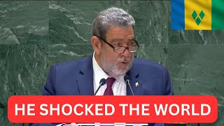 St Vincent And The Grenadines Prime Minister Ralph Gonsalves Shock The World With UN Speech [upl. by Euphemie523]