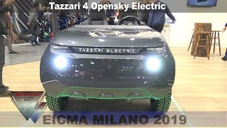 2021 Tazzari Zero 4 OpenSky EV Interior Exterior Walkaround [upl. by Ennybor]