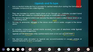 Coordination Compounds Engineering Chemistry  Bachelor in engineering Lecture 2 [upl. by Udela]