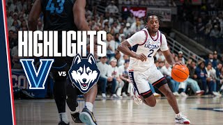 HIGHLIGHTS  1 UConn Men’s Basketball vs Villanova [upl. by Yusem457]